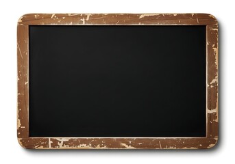 Fototapeta premium A brown wooden frame with a black center
