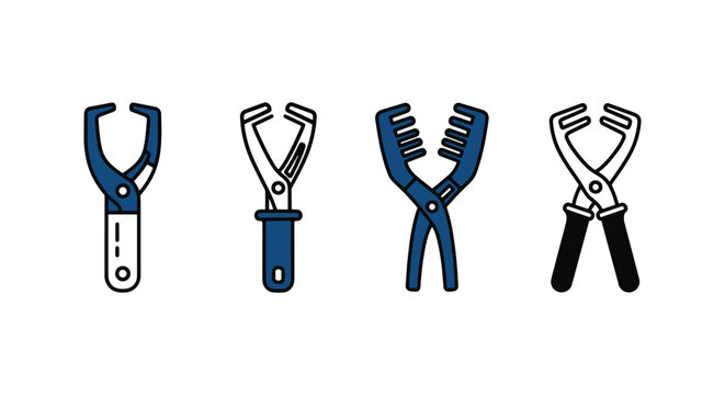 Rib spreader Line art vector creative abstract