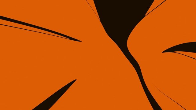 Looping Tiger Stripes Orange and Black Blob Fluid Animation Zoo Background [Continuous Seamless Loop] - Full 4K Resolution - 60fps - 3x SSAA Highest Quality