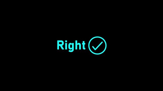 Checkmark symbol confirmation approval green tick on black background modern flat