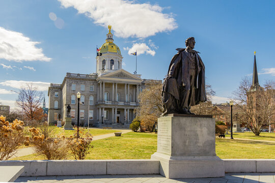 State Capitol Building in Concord, NH know as the State House