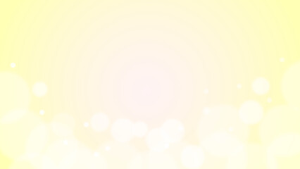 黄色の発光グラデーション背景 下から広がる光と粒子の明るくやわらかいフレーム素材 セールや広告デザインに最適 16:9 © marumochi