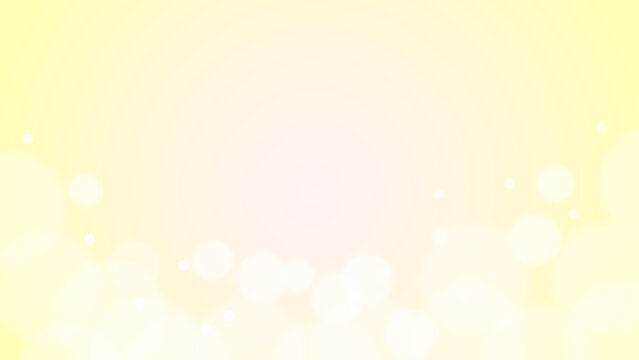 黄色の発光グラデーション背景 下から広がる光と粒子の明るくやわらかいフレーム素材 セールや広告デザインに最適 16:9
