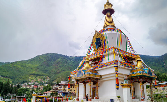 National Memorial Chorten in Thimphu Bhutan 