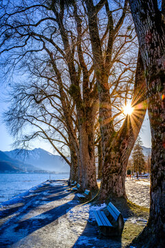 famous tegernsee lake - bad wiessee