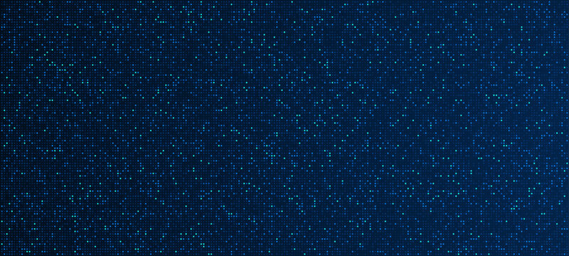 Digital technology background. Digital data square blue pattern pixel background