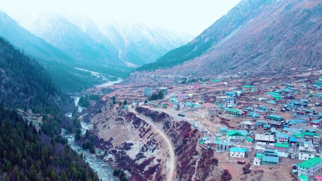 Chitkul &ndash; India's Last Village on Indo-Tibet Border | Drone Footage of Chitkul