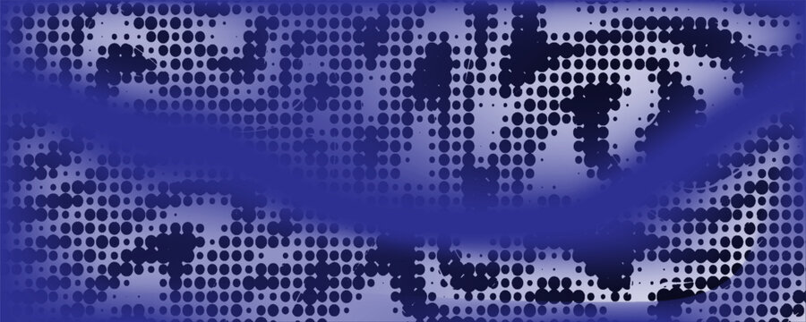 Background with irregular, chaotic dots, points, circle. Abstract monochrome pattern. Black and white color.