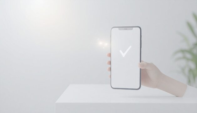 Mobile payment with smartphone and card terminal, cashless concept