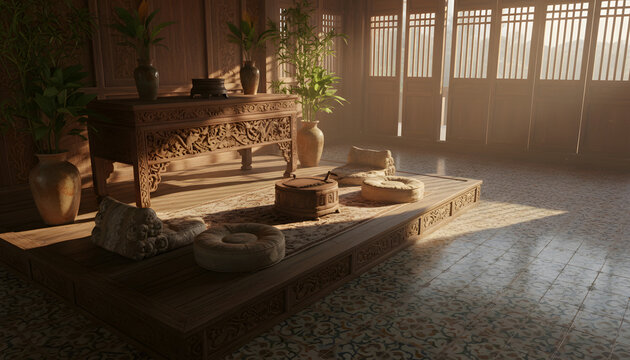 kerala traditional home indain interior