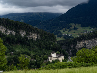 Fototapeta premium Schattenburg castle located in Feldkirch, Austria