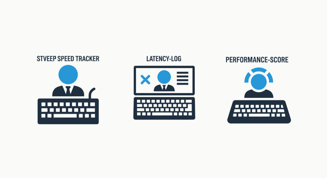 System file tracker, latency, and performance score monitoring for user digital data entry and interaction