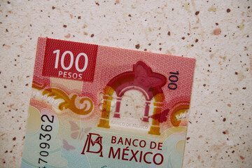 peso meksykańskie ,banknot  © Marcin Łazarczyk