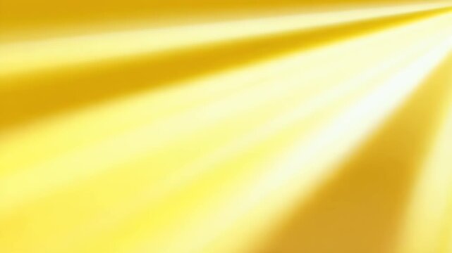 Abstract golden sunbeams moving across screen create soft motion background while bright yellow light rays transition smoothly through frame with elegant glowing effect for digital production.