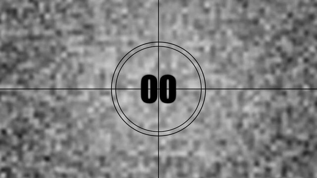 Minimalist countdown icon on a black background, featuring a clean digital timer style design. Perfect for concepts like time management, countdown events, urgency, and modern UI/UX interfaces.