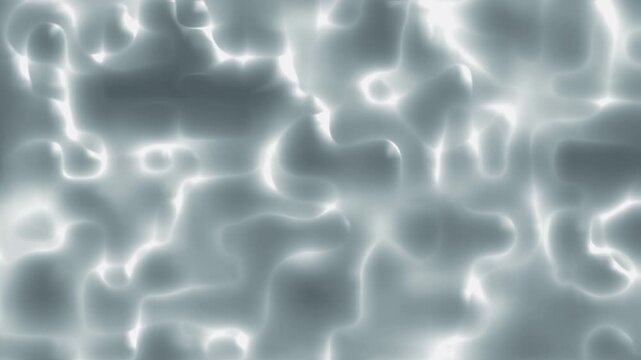 Shiny liquid surface reflecting light abstractly. Suitable for backgrounds, design elements, advertising, and artistic projects requiring a sleek look.
