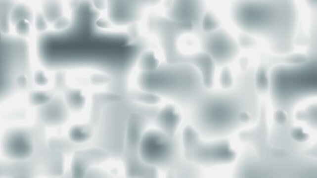 Liquid abstract silver pattern of light gray blobs and circles create a stunning background.