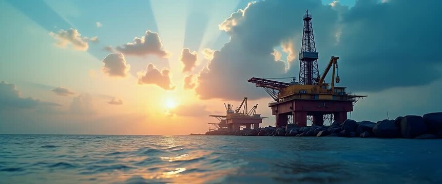 Analyzing global crude oil benchmarks for performance comparison standard variations price accuracy and market competitiveness driving energy trading practices in  Photo Stock  Concept  and empty spac