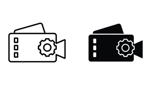 Comparison of camera settings on a smartphone and a compact camera device