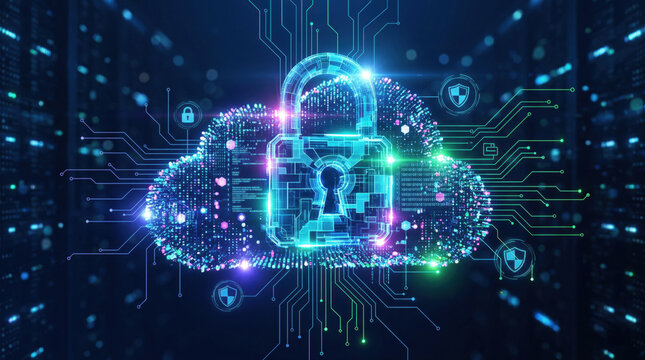 GDPR and data privacy compliance concept showing secure personal data protection, consent and access control, and cybersecurity for modern business, websites, and digital services, with clean copy spa