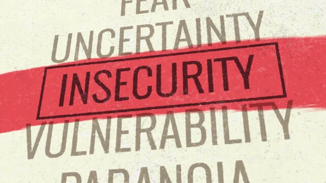 Insecurity 3D Scrolling Title Animation