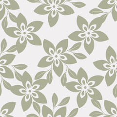Fototapeta premium Abstract an embossed blooming bright flower motif arrangement all- over textile design illustration digital image printing factory