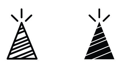 Contrast of traditional and modern stylized teepee designs with directional symbols. ©  afiyastock