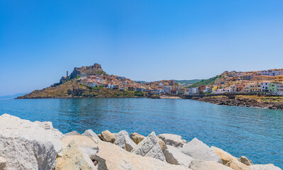 Medieval town of Castelsardo, province of Sassari, Sardinia, Italy.&nbsp;
