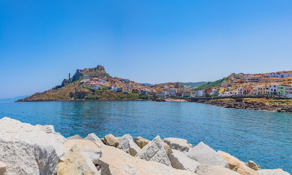 Medieval town of Castelsardo, province of Sassari, Sardinia, Italy.&nbsp;