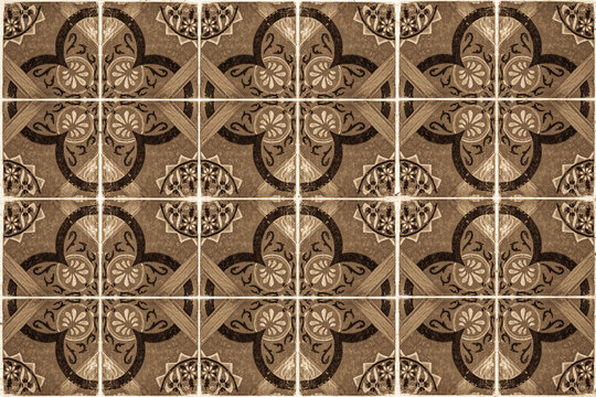 Background of vintage ceramic tiles