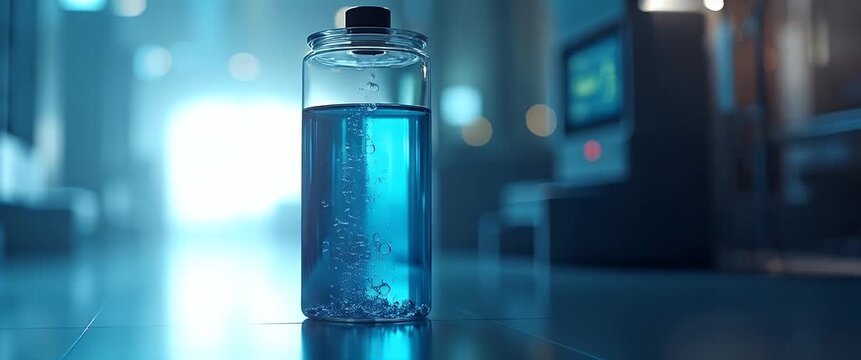 Cutting edge exploration of future battery chemistries fosters breakthroughs in sustainable energy storage and supports the evolution of next generation electric mobility systems in  Photo Stock  Conc