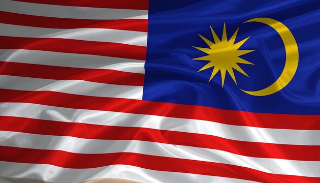 Malaysian Flag - A Symbol of Unity and National Identity.