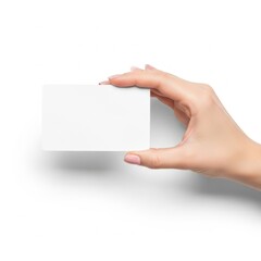 Obraz premium A hand holding a small rectangular object with a pointed tip