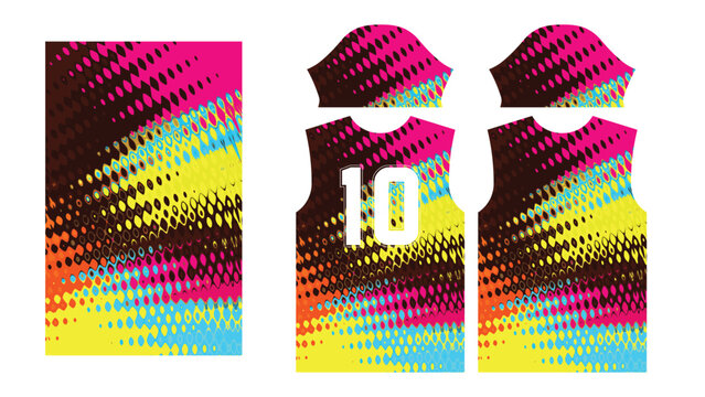 Jersey Design Textile Print