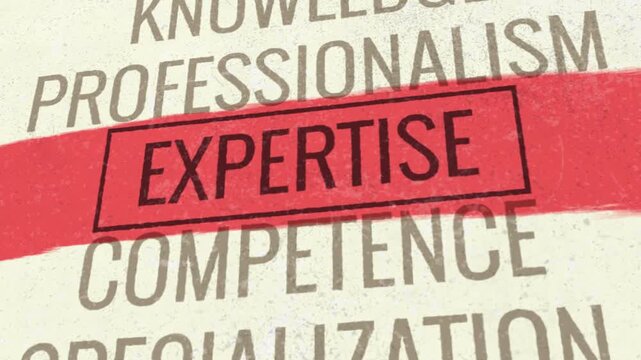 Expertise 3D Scrolling Title Animation