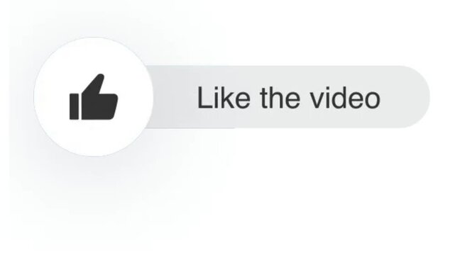 Thumbs up and hand cursor interacting with virtual interface