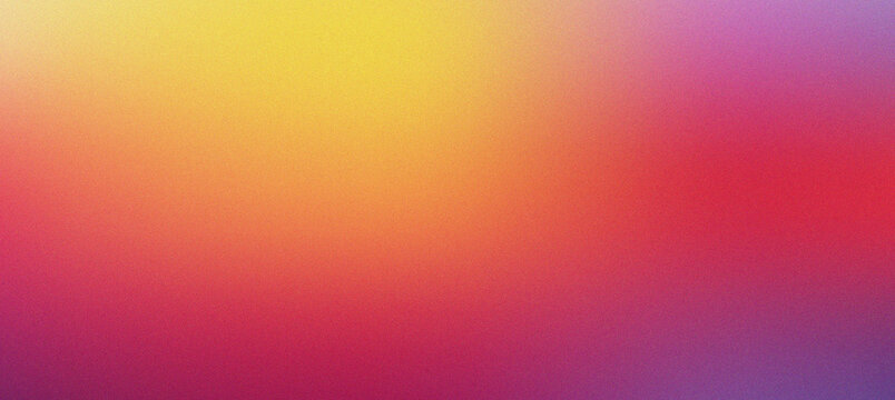 Vibrant abstract gradient background with pink orange yellow and red