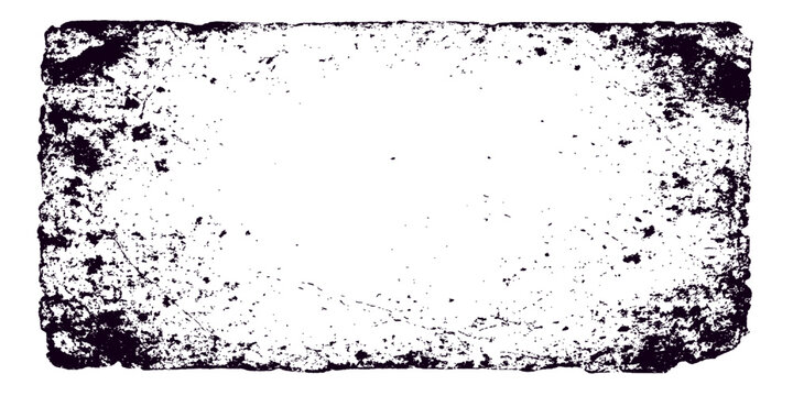 Grunge metal frame with abstract grunge background and water splash effect
