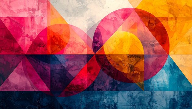 Geometrische Farbwelt