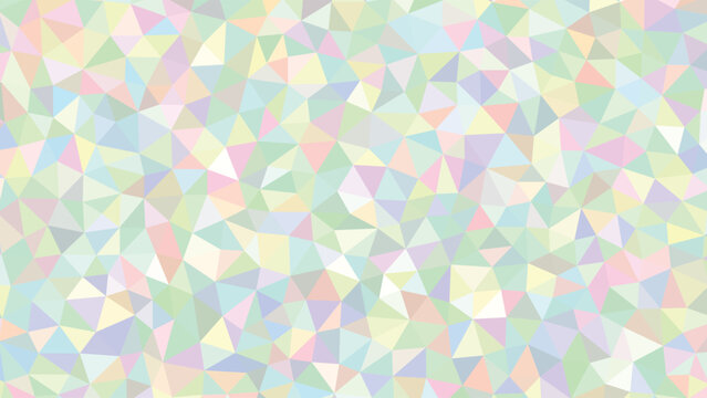 Colorful seamless geometric triangle pattern with pink shapes forming a decorative mosaic wallpaper design