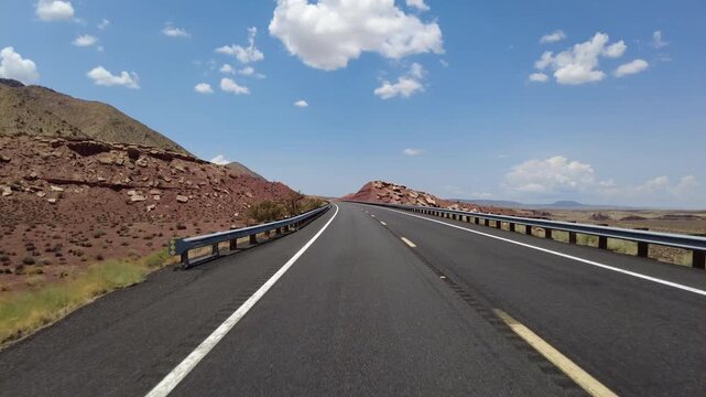 Driving Plate Grand Canyon East Rim Desert View Dr Eastbound Multicam Set 12 Rear View LIttle Colorado River Gorge Arizona USA