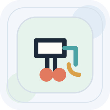 Pallet Jack Logistics Vector Icon