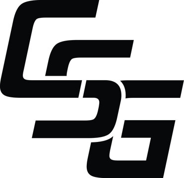 Letter CSG minimalist logo