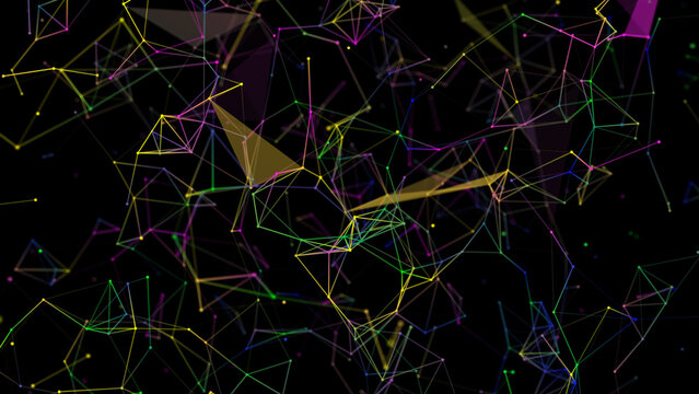 cybernetic deep learning artificial intelligence plexus network background