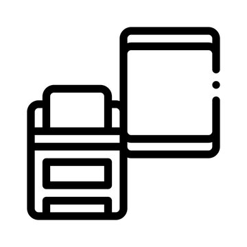 mobile line icon