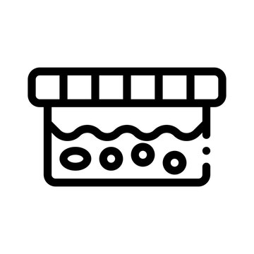 sputum line icon