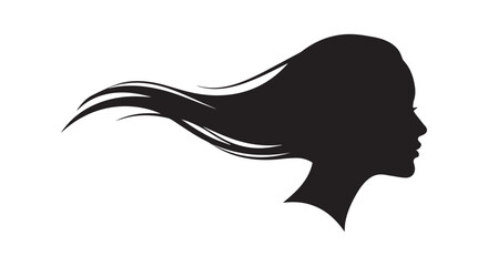 Fototapeta premium The majestic silhouette of a flying eagle against a stark white background