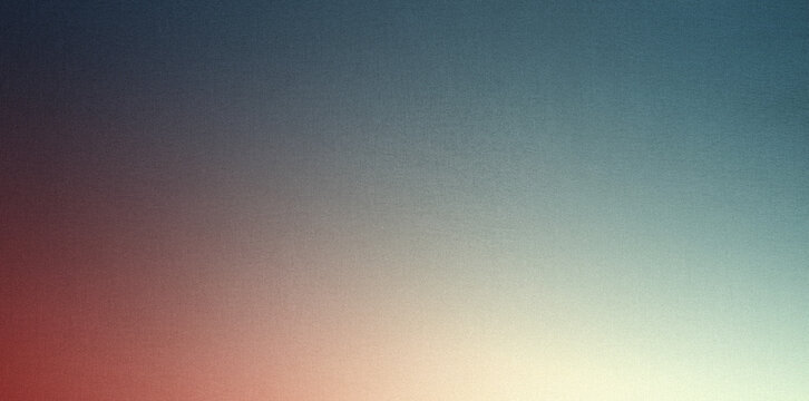 Elegant grainy gradient background. Pageant blue, ocean covern, bossa nova, red orche, ash grey, aqua gray, blue slate, indian teal, light yellow, cornsilk. Christmas, New Year