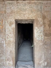 Fototapeta premium A view of the TT100 Rekhmire Tomb in the Cemetery of Nobles in Luxor, Egypt.