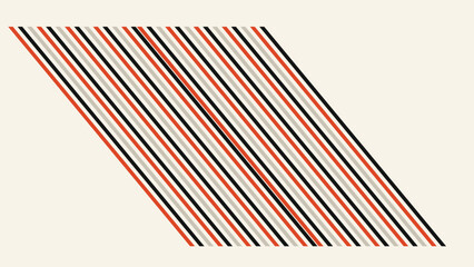 Obraz premium Geometric Stripe Pattern: A visually captivating pattern comprised of meticulously arranged parallel lines, showcasing a harmonious blend of colors and geometric precision.